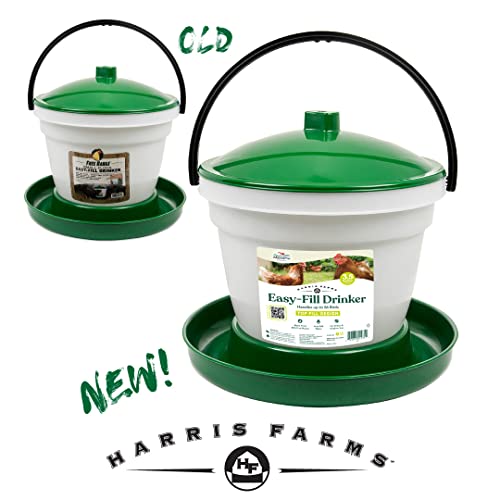 Harris Farms Poultry Drinker|Made of BPA-free Plastic|3.5 Gallon - size: 3.5 gallon