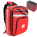 First Aid Bag Empty,EMS,EMT,Emergency Trauma Doctor Bag,First Aid Kit For Car,Home,Hiking,Camping and Travel(Red) - color: Red