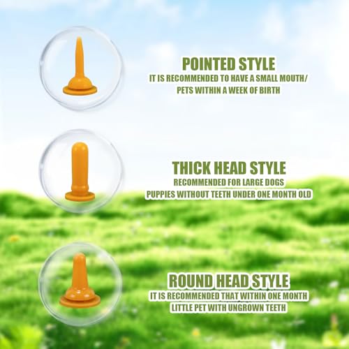 Pet Feeding Syringe with Nipple, Silicone Feeding Tools for Kitten Puppy Feeding Syringe for Newborn Cat Dog Small Animals Rabbits (1ml+3ml+5ml +10ml) - color: 1ml+3ml+5ml +10ml