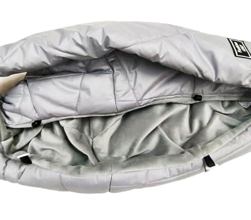 CYBERNOVA Small Pet Dog Cat Sling Carrier for 3-15lbs, with Pocket,Hand-Free Pet Bag Dog Cat Puppy Carry Bag for Travel and Walking Outdoor (Grey) - color: Grey