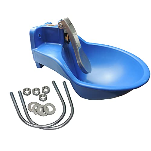 Automatic Dog Waterer Cattle Water Bowl Livestock Watering Equipment | self filling Goat water feeder auto fill Watering Equipment cow animal drinking trough, large Capacity, outdoor fence mounted