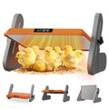 Ficuswin Brooder Heater for 20 Chicks, Chicken Heating Brooder Plate with 3 Adjustable Temp Settings, Safe Coop Heater for Poultry Cage Warmer, 16"x10" Energy Efficient Radiant Heat Pad(ETL Compliant)