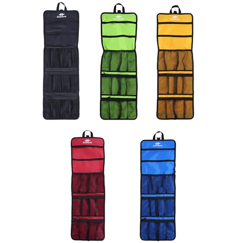 Lixada Climbing Quickdraw Hanging Storage Bag Climbing Gear Organizer Bag Small Tools Organizer Pouch - color: Yellow