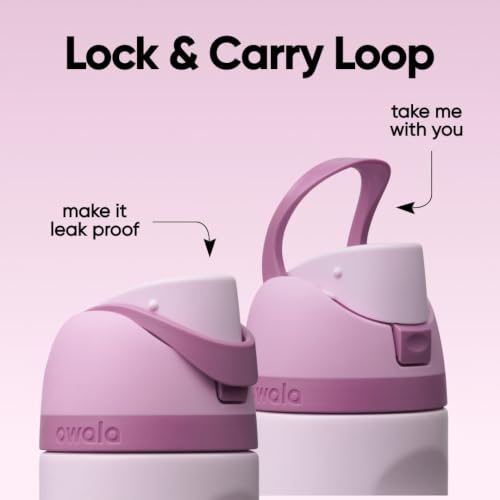 Owala FreeSip Kids Stainless Steel Water Bottle 16 oz Lilac You A lot - color: Lilac You A Lot, size: 16 Ounces
