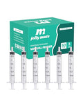 50 Pack 3ml Oral Syringes for Liquid without Needle Individually Wrapped | with cap, clear scale, non-slip bottom for pet feeding, liquid dispensing, scientific labs, plant cultivation and crafts - style: 3ml