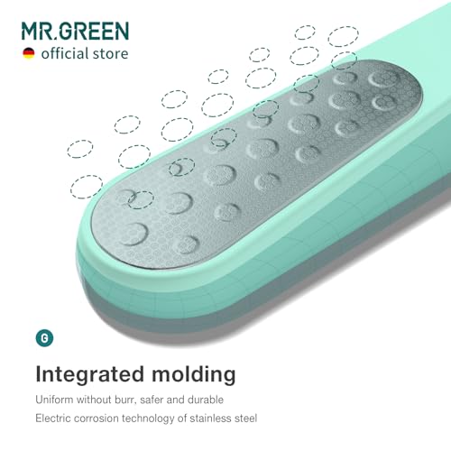 MR.GREEN Foot File Double Sided Callus Remover for Dead Skin Professional Pedicure Tools Callous Scraper Foot Sander Heel Filer (Green) - color: Green