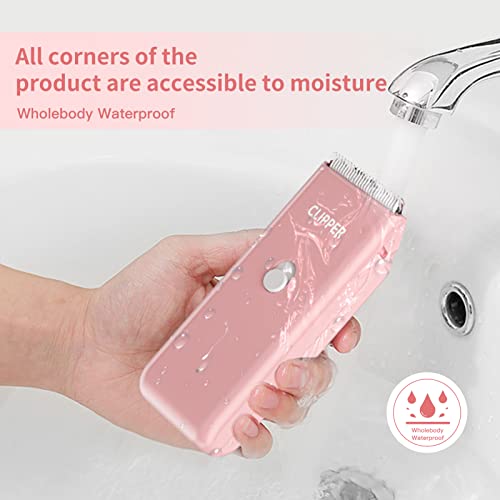 Home Professional Dog Grooming Kit Clipper Low Noise USB Rechargeable for Dog Cat - color: Ap005-pink