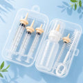 Pet Feeding Kit for Newborn Kittens & Puppies, Kitten Feeding Bottle with Soft Silicone Nipples, Nursing Syringes for Small Animals, Kitten Milk Feeder Set for Rabbit, Hamster - size: 15 Pcs