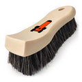 YeewayVeh Leather Cleaning Brush, Long Bristle Horse Hair with Sticker | Soft Car Detailing for Interior Leather Seat & Home Furniture, Scratch-Free & Non-Lint