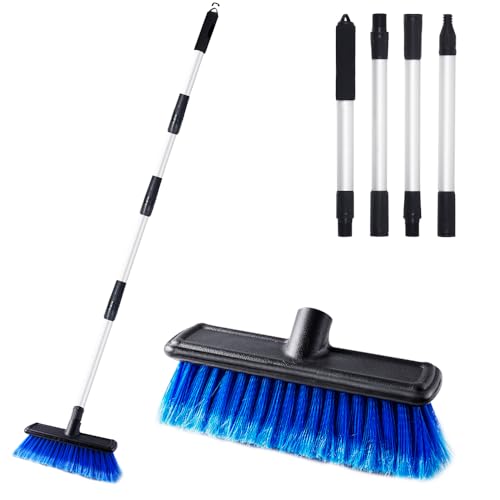 EVERRUSH 62" Car Wash Brush Mop with Long Handle Soft Bristle Scrub Car Washing