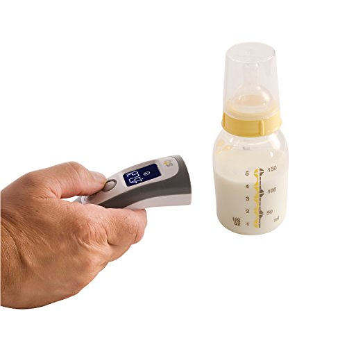 HealthSmart Digital Temporal Thermometer with No Contact Infrared Technology, Babies, Children or Adults, Test Temperature of Objects or Air with Alarm and Memory Function, FSA & HSA Eligible - style: Forehead