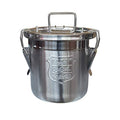 Milking Machine Accessory Stainless Steel Milk Bucket (6L) | Hantop UnitedFarm - size: 6L