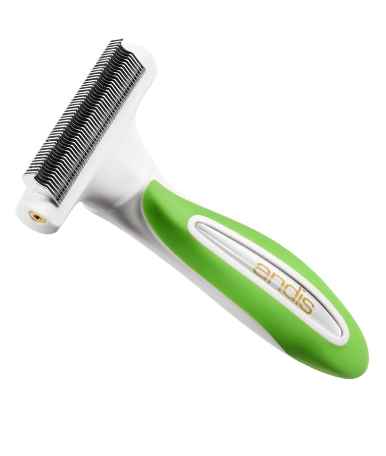 Andis Premium Fine-Tooth Deshedding Rake - Black