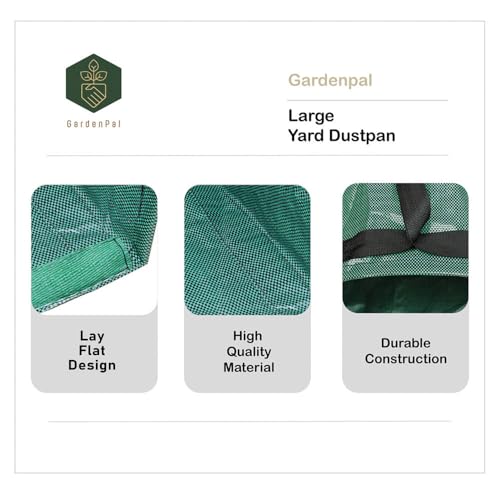 Gardenpal 2-pack 53 Gallon Yard Waste Bags for Collecting Leaves, Grass, and Debris, Lawn Bags, Horizontal Desgin for EASY Collecting Leaves, Large Capacity Lawn Bags - Durable and Reusable