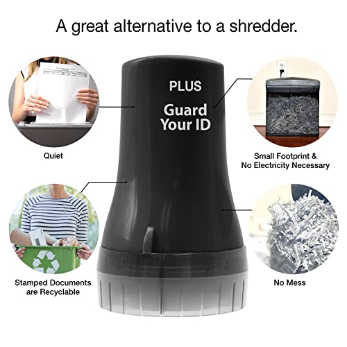 Guard Your ID Wide Identity Theft Protection Roller Stamp for Mail, Black - color: Black, size: Wide