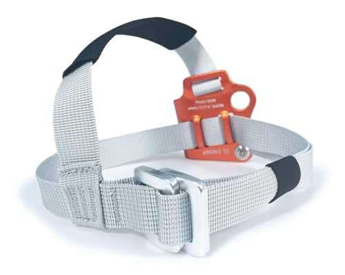 Foot Ascender Riser - Rope Climbing Equipment for SRT Climbing & Tree Arborist Climbing Device - color: Left Foot Orange