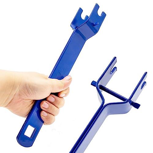 Wire Tensioner Electric Fence Strainer Handle in-line Strainer Handle Fence Tightener Wire Tightener Wrench Tightener Tool（Blue）