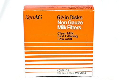6-1/2" Milk Filter Disks Non-Gauze 100pk, D110 (5)