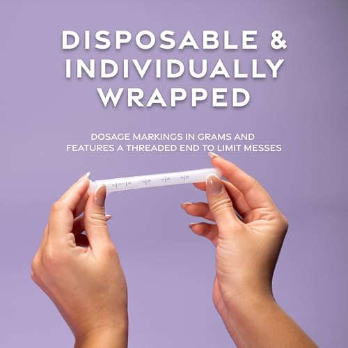 Aloe Cadabra Extra Disposable Vaginal Applicators, Individually Wrapped | Pack of 2, Single Use, Hygienic Design with Pre-Measured Dosage Markings & Threaded End for use with Lubricants & Creams - size: 2-Pack