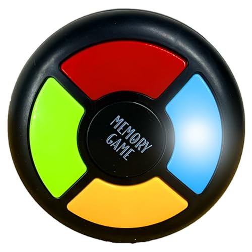 tingbowie Memory Game Handheld Electronic Toy, Color Memorizing with Lights and Sounds