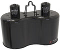 Reptile Dual Dome 12inch, Fits Reptile Light/Heat Lamp/UVB Light, Max. 160W Each,Patent Design K8561, Reptile Light Fixture