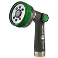 RAINPOINT Hose Sprayer Nozzle Heavy Duty - 8 Spray Patterns Garden Hose Nozzle with Adjustable Flow Control for Watering Plants, Washing Cars,Washing Pets, Thumb Control (Olive Green) - color: Olive Green