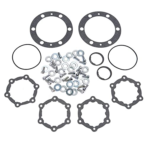 WARN 7302 Locking Hub Service Kit with Snap Rings, Gaskets, Retaining Bolts and O-Rings