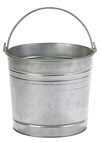 Little Giant Galvanized Dairy Pail (10 Quart) Metal Utility Bucket with Handle for Gardening & Farming (Item No. GP10) - size: 10 Quarts