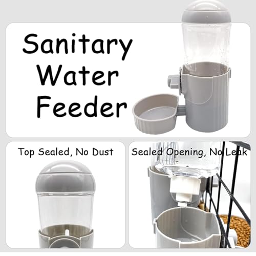 Tfwadmx Rabbit Watter Bottle 17oz Dispenser No Drip Small Animal Cage Water Feeder Bowl Hanging Guinea Pig Automatic Water for Bunny Chinchilla Hedgehog Ferret (Blue) - color: Blue Watere 1pcs