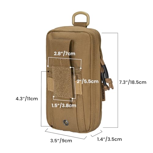EXCELLENT ELITE SPANKER Quick Access Molle Ifak Pouch Tactical First Aid Pouch EMT Medical Pouch Bag with Tourniquet Holder - color: Coyote brown