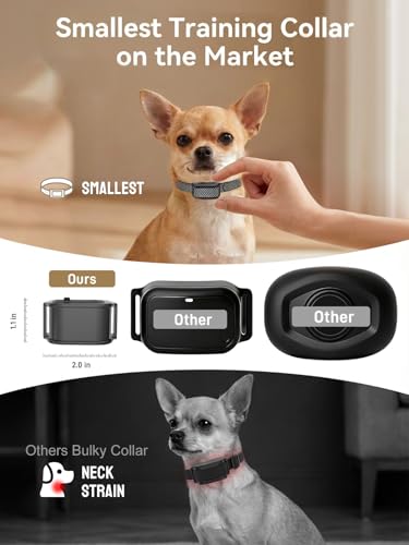 Wireless Dog Fence for Small Dogs- Up to 3500ft Adjustable Electric Fence,Waterproof Training Collar Rechargeable,Pet Containment System for Small Breed