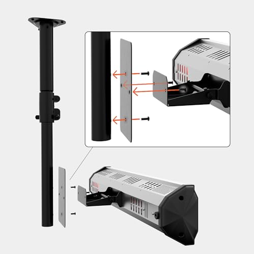 Heat Storm HS-1500-TC Tradesman Ceiling Mount Infrared Heater, 1500 Watt - style: Heater + Ceiling Mount