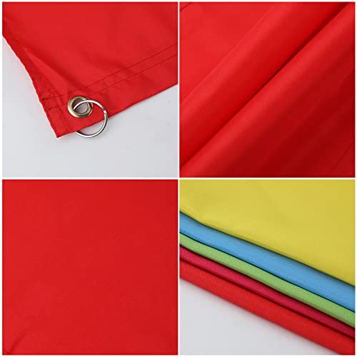 SAVITA 5PCS Horse Training Flags with 63in/1.6m Telescopic Poles (Five Colors)