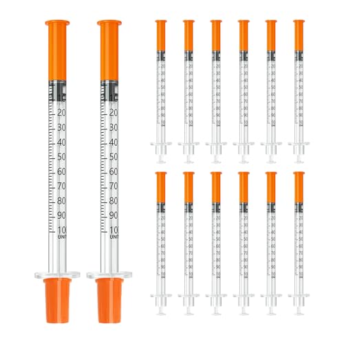 jeringas 1cc/ml 29G 1/2"(12.7mm), Individually Wrapped, Box of 100 - size: 1ml 29G 1/2 Inch