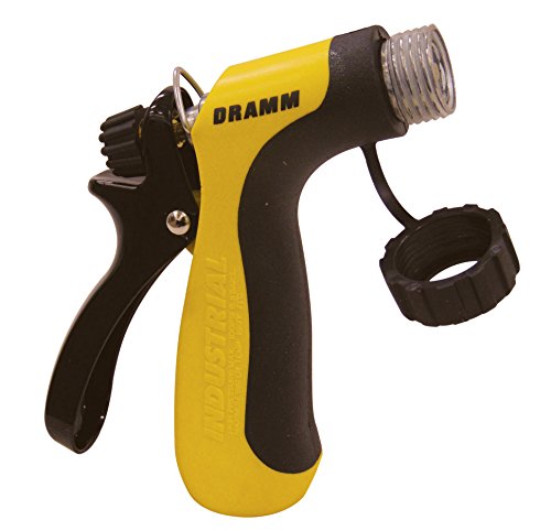 Dramm 12743 Industrial Hot Water Pistol, Brass, No Size, Yellow - color: Yellow, size: No Size (Single), style: Hot Water Pistol