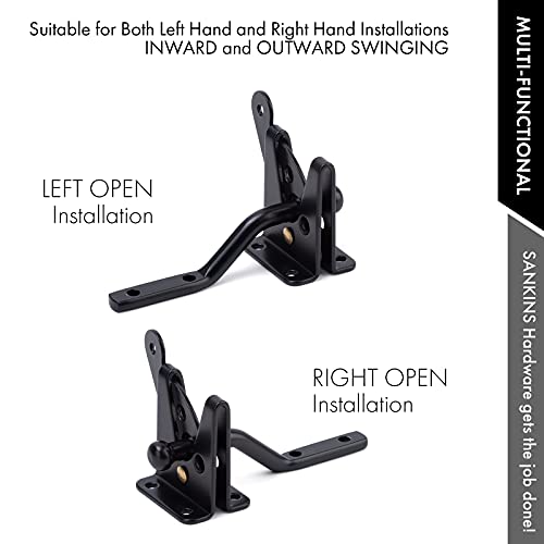 Self Locking Gate Latch for Wooden Fence, Gravity Lever Latch, 1pcs - size: Normal