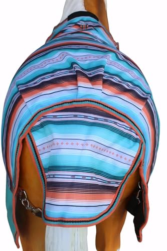 CHALLENGER 1200D Miniature Weanling Donkey Pony Horse Foal Winter Blanket - color: Fiesta Serape, size: 50 Inches