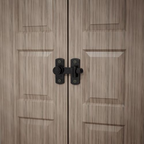 Renovators Supply Manufacturing Door Latch 2 in. Oil Rubbed Bronze Gate Latch/Barn Door Latch Lock with Mounting Hardware - color: Oil Rubbed Bronze