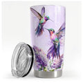 SANDJEST Hummingbird Tumbler 20oz Stainless Steel Insulated Travel Mug Cup for Women Girls Grandma Mom Hummingbird Gifts for Birthday Christmas Mothers Day - color: Hummingbird