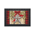Briarwood Lane Christmas Doormat 30x18 Indoor Outdoor Festive Barnstar Winter for Christmas Doormat