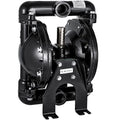 VEVOR Air-Operated Double Diaphragm Pump 1 inch Inlet Outlet Aluminum 35 GPM Max 120PSI, Nitrile Diaphragm, QBY4-25L-1inch-35 - size: 22 GPM