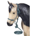 Tough1 Miniature Poly Rope Halter with Lead - color: Hunter Green, size: Medium