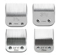 Replacement Ceramic Blades Set,Compatible with Oster 76,Andis,Wahl KM10 | 9.5mm(3/8") to 19mm(3/4") Cutting Length,Include 3-1/2+3-3/4+5/8HT+3/4HT,4Pack - color: 4Pcs