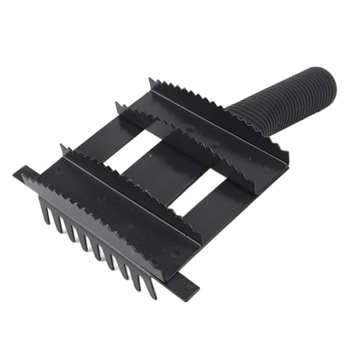 Heavy Duty Livestock Grooming Brush, Dual Sided with Massage Itch Relief Function, Professional Shedding Comb, ABS Iron