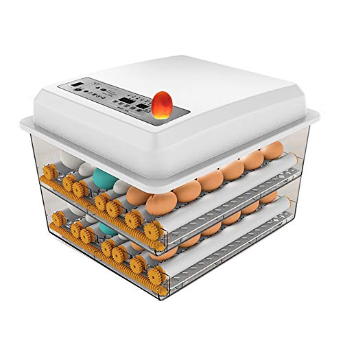 Egg Incubator,Egg Incubator with Automatic Egg Turning and Humidity Control,Poultry Hatcher for Chickens Ducks Birds (128 Eggs) - size: 128 Eggs
