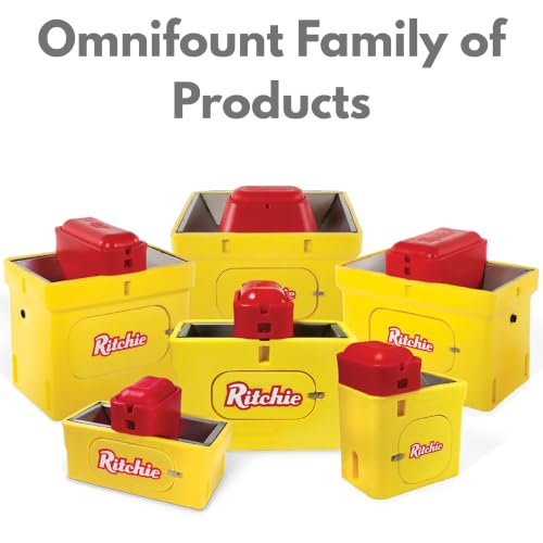 Ritchie Omni Fount 2 Automatic Heated Cattle, Horse Waterer - color: Yellow