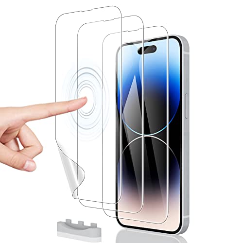 [3 Pack Hydrogel Film Screen Protector for iPhone 14 Pro Max/iPhone 14 Plus (6.7 inch), Soft TPU Transparent Protective Screen Protector Film (Not Tempered Glass) - size: iPhone 14 Pro Max/14 Plus (6.7")