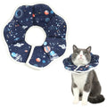 Cat Cone Collar Adjustable, Protective Recovery Collar Soft, Cat Cone Neck Prevent Licking Wound After Surgery, Pet Neck Cone for Kitten Cats (S) - size: S