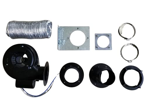 Farm Plastic Supply - Greenhouse Inflation Fan - 60hz, AC110V, 12W - Greenhouse Blower Fan for Insulation, Temp Control, Climate Control