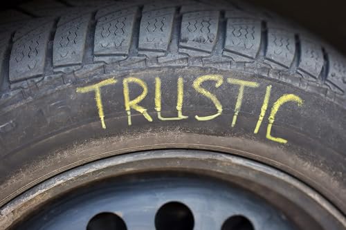 Universal Crayon Wax Marker for Industrial and Craft Detailed Marking on Lumber Metal Carton Ceramics Concrete Glass Plastic Tire, 4 x 1/2", Pack of 6 (Red) - color: Red